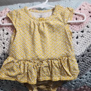 Carter's Sunny Yellow Floral Bodysuit
